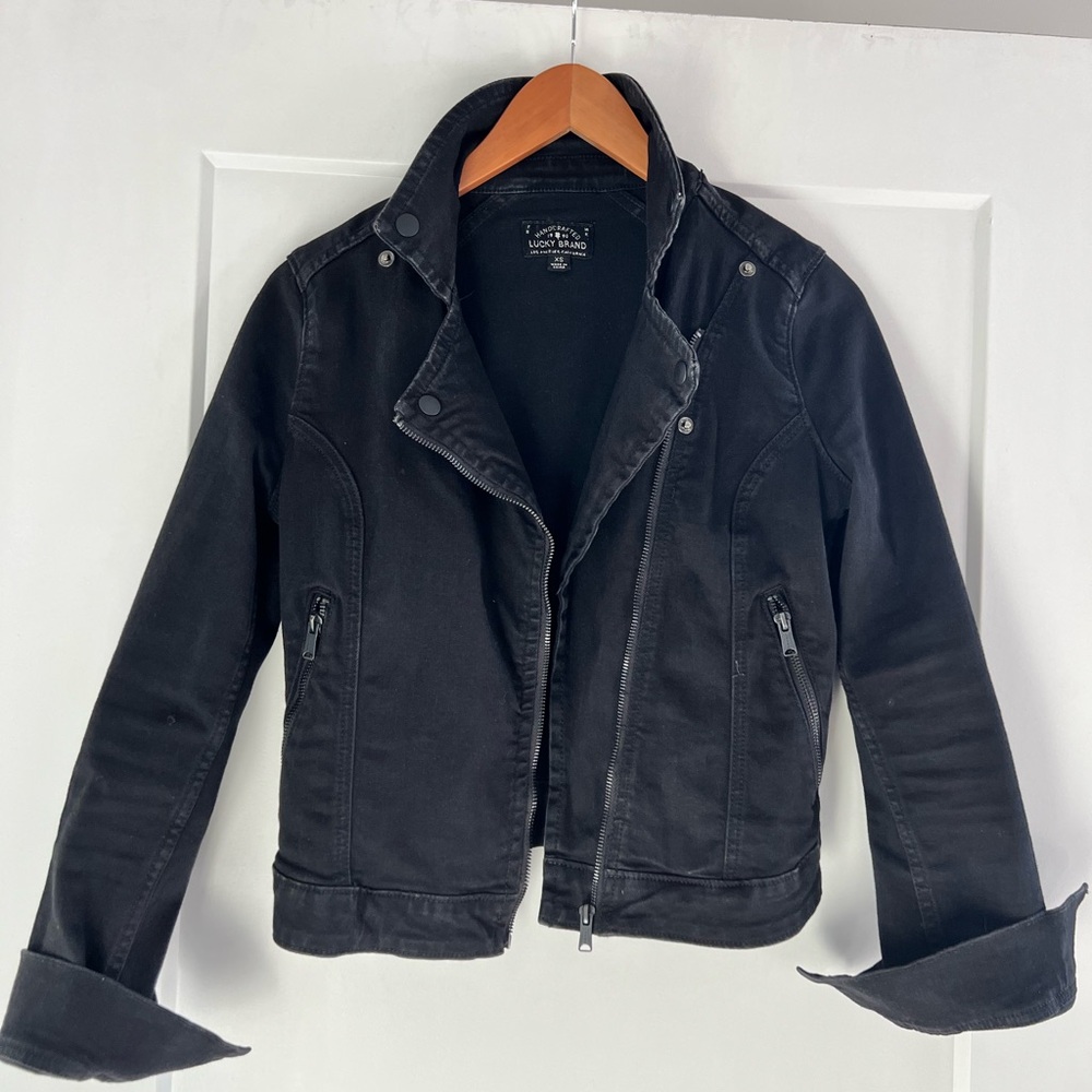 Women's Lucky Brand Black Denim Jacket